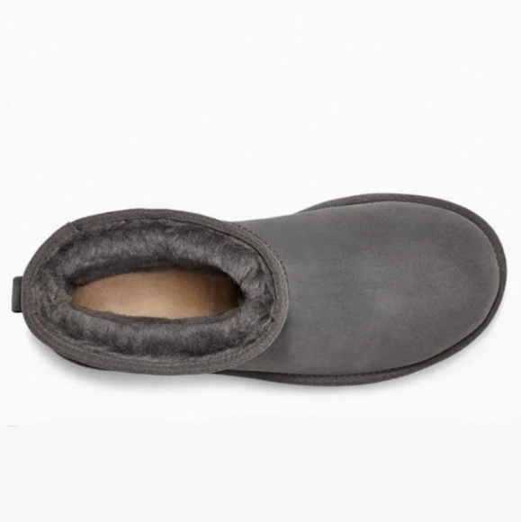 SALE! UGG Classic Mini Stud II Charcoal Boots - Picture 12 of 13